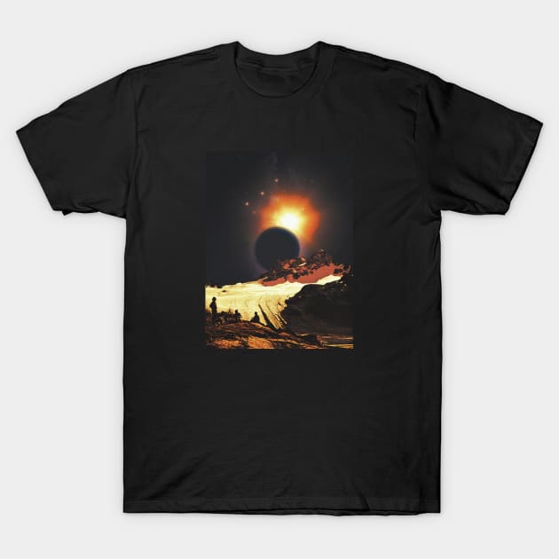 A Snowbound Odyssey - Retro Futurism T-Shirt by jessgaspar